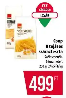 Coop Coop 8 tojásos száraztészta ajánlat