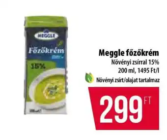 Coop Meggle Főzőkrém ajánlat
