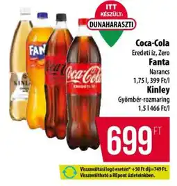 Coop Coca-Cola, Fanta, Kinley ajánlat