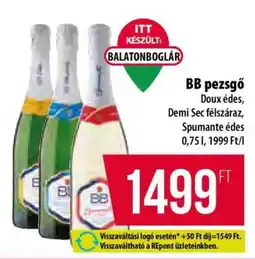 Coop BB pezsgő ajánlat