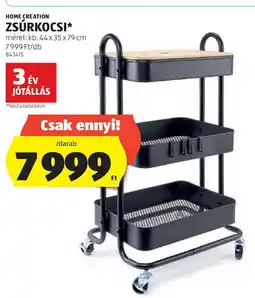 Home creation zsúrkocsi