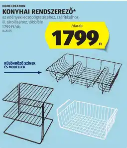 ALDI Home creation konyhai rendszerező ajánlat