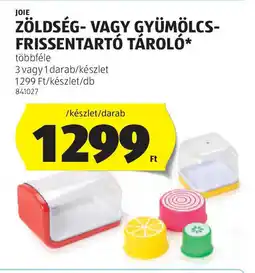 Joie zöldség- vagy gyümölcs- frissentartó tároló