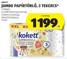 ALDI Kokett jumbo papírtörlő ajánlat