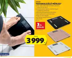 ALDI Ambiano testanalizáló mérleg ajánlat