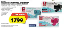 ALDI Active med kineziológiai tapasz ajánlat