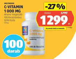 ALDI Multinorm c-vitamin 1000 mg ajánlat