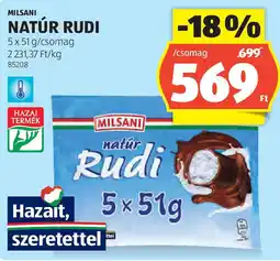 ALDI Milsani natúr rudi ajánlat