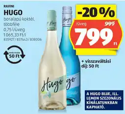 ALDI Ravini hugo ajánlat