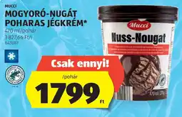 ALDI Mucci mogyoró-nugát poharas jégkrém ajánlat