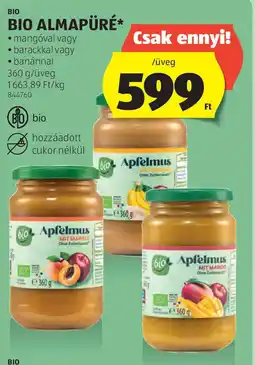ALDI Bio bio almapüré ajánlat