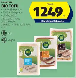 ALDI Bio natura bio tofu ajánlat