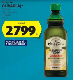 ALDI Costa d'oro olívaolaj ajánlat