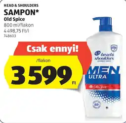 ALDI Head & shoulders sampon ajánlat