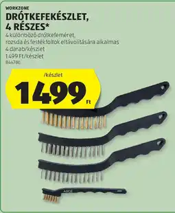 ALDI Workzone drótkefekészlet ajánlat