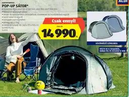 ALDI Adventuridge pop-up sátor ajánlat