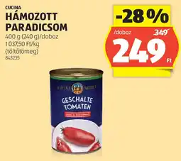 ALDI Cucina hámozott paradicsom ajánlat