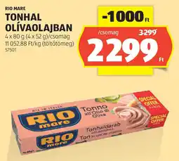 ALDI Rio mare tonhal olívaolajban ajánlat