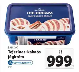 Lidl Ballino tejszínes-kakaós jégkrém ajánlat