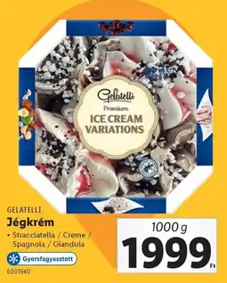 Lidl Gelatelli jégkrém ajánlat
