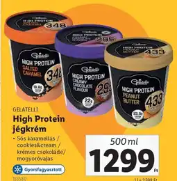 Lidl Gelatelli high protein jégkrém ajánlat
