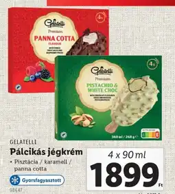 Lidl Gelatelli pálcikás jégkrém ajánlat