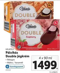 Lidl Gelateli pálcikás double jégkrém ajánlat