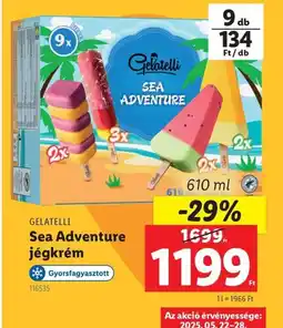 Lidl Gelatelli sea adventure jégkrém ajánlat