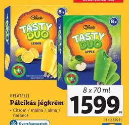 Lidl Gelatelli pálcikás jégkrém ajánlat