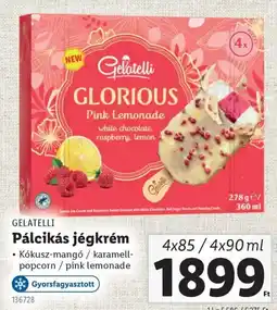 Lidl Gelatelli pálcikás jégkrém ajánlat