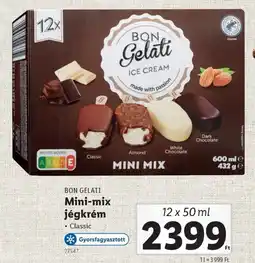 Lidl Bon gelati mini-mix jégkrém ajánlat