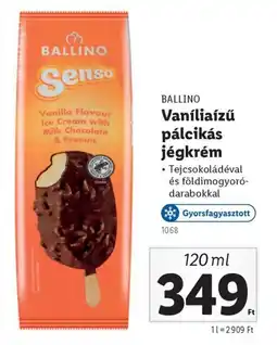 Lidl Ballino vaníliaízű pálcikás jégkrém ajánlat