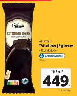 Lidl Gelatelli pálcikás jégkrém ajánlat