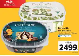 Lidl Carte d'or les desserts ajánlat