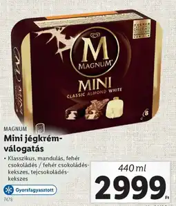 Lidl Magnum mini jégkrém- válogatás ajánlat