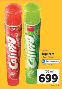 Lidl Calippo jégkrém ajánlat