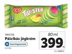 Lidl Twester pálcikás jégkrém ajánlat
