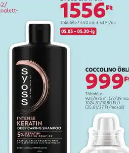 Rossmann Syoss Sampon ajánlat