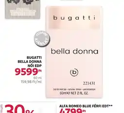 Rossmann Bugatti Bella Donna Női EDP ajánlat