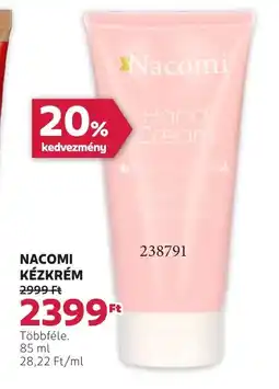 Rossmann Nacomi Kézkrém ajánlat
