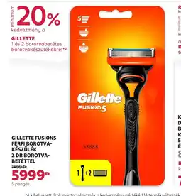 Rossmann Gillette Fusions Férfi Borotvakészülék ajánlat