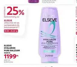 Rossmann Elseve Hyaluron Pure Balzsam ajánlat