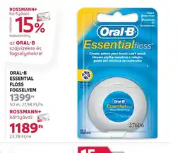 Rossmann Oral-B Essential Floss Fogsejem ajánlat