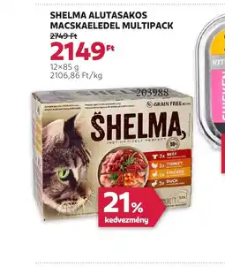 Rossmann Shelma alutasakos macskaeledel multipack ajánlat