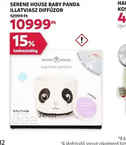 Rossmann Serene House Baby Panda Illatviasz Diffúzor ajánlat