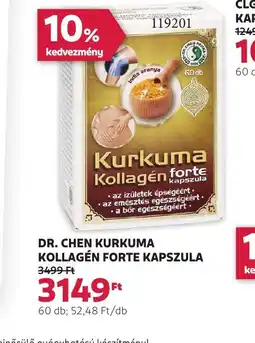 Rossmann Dr. Chen Kurkuma Kollagén Forte Kapszula ajánlat