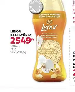 Rossmann Lenor Illatgyöngy ajánlat
