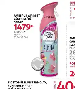 Rossmann Ambi Pur Air Mist Légfriss kedvezmény atő Spray ajánlat