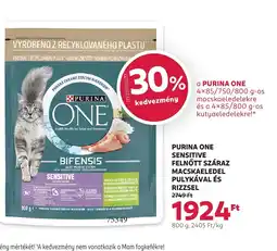 Purina One Sensitive Felnőtt Száraz Macskaeledel