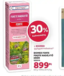 Rossmann Biomed Forte Fekete Nadálytő Krém ajánlat